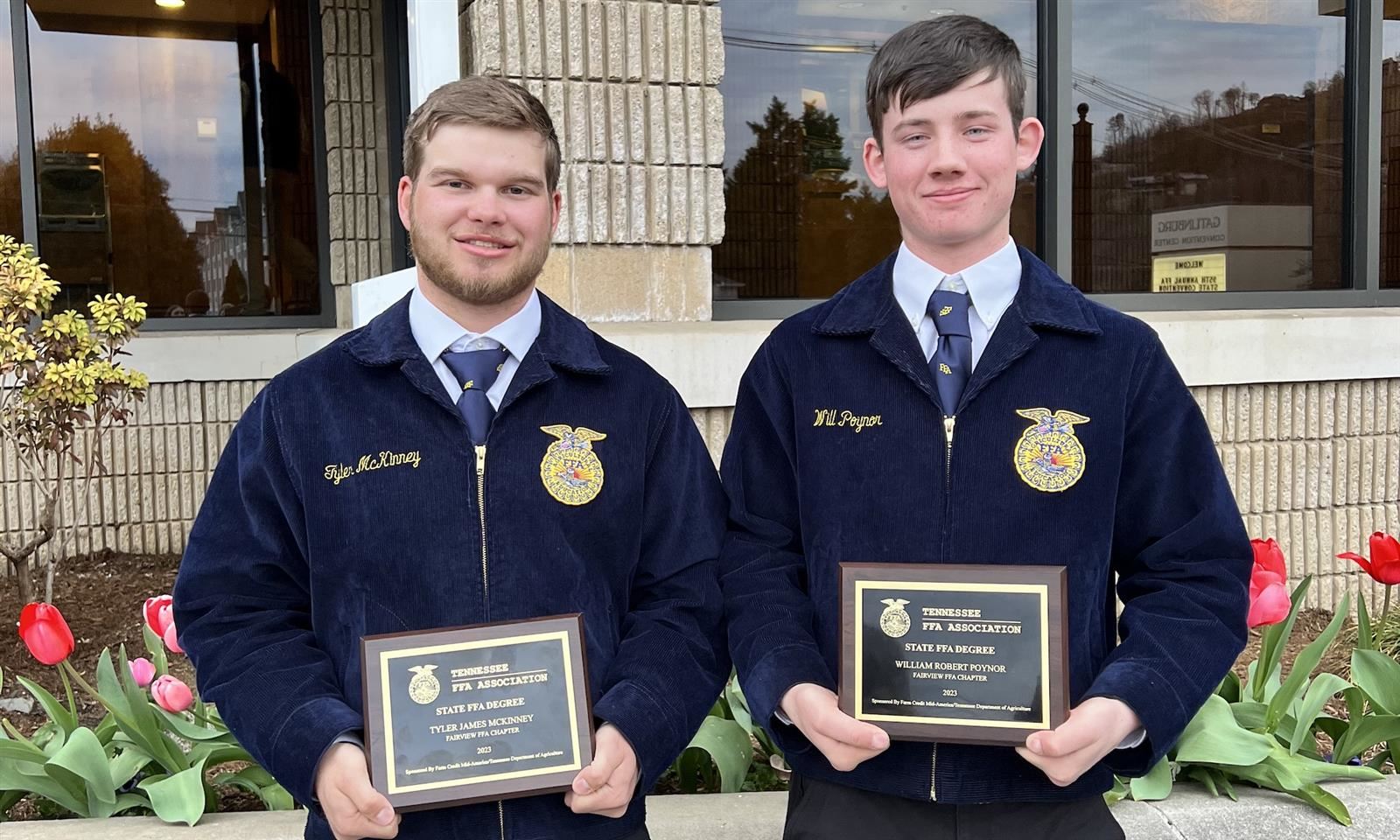 Fairview High FFA students